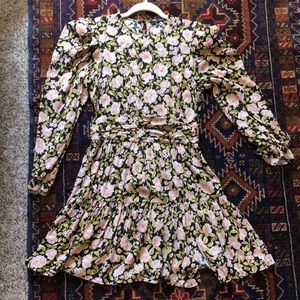 Floral Puff-Sleeved Zara Dress